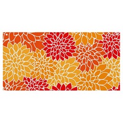 Background Colorful Floral Banner And Sign 8  X 4  by artworkshop