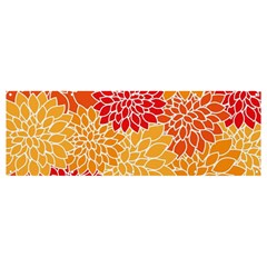 Background Colorful Floral Banner And Sign 12  X 4  by artworkshop