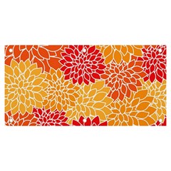 Background Colorful Floral Banner And Sign 6  X 3  by artworkshop