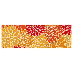 Background Colorful Floral Banner And Sign 9  X 3  by artworkshop