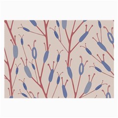 Floral Branches Plant Drawing Large Glasses Cloth by artworkshop