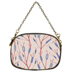 Floral Branches Plant Drawing Chain Purse (two Sides) by artworkshop