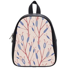 Floral Branches Plant Drawing School Bag (small) by artworkshop