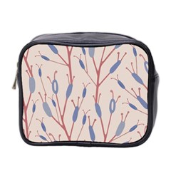 Floral Branches Plant Drawing Mini Toiletries Bag (two Sides) by artworkshop