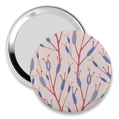 Floral Branches Plant Drawing 3  Handbag Mirrors by artworkshop