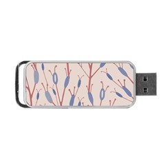 Floral Branches Plant Drawing Portable Usb Flash (two Sides) by artworkshop