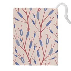 Floral Branches Plant Drawing Drawstring Pouch (5xl) by artworkshop