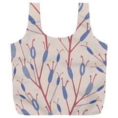 Floral Branches Plant Drawing Full Print Recycle Bag (xxxl)