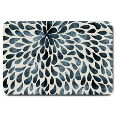 Abstract Flower Petals Large Doormat  by artworkshop