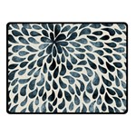 Abstract Flower Petals Double Sided Fleece Blanket (Small)  45 x34  Blanket Back