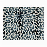 Abstract Flower Petals Small Glasses Cloth (2 Sides) Back