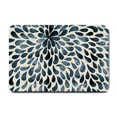 Abstract Flower Petals Small Doormat  by artworkshop