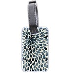 Abstract Flower Petals Luggage Tag (two sides) Back