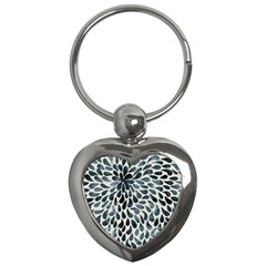 Abstract Flower Petals Key Chain (heart) by artworkshop