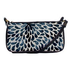 Abstract Flower Petals Shoulder Clutch Bag by artworkshop