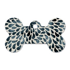 Abstract Flower Petals Dog Tag Bone (one Side) by artworkshop