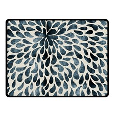 Abstract Flower Petals Double Sided Fleece Blanket (small)  by artworkshop