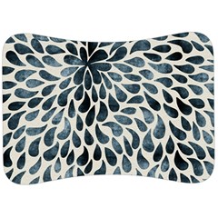 Abstract Flower Petals Velour Seat Head Rest Cushion by artworkshop