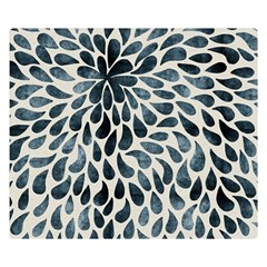 Abstract Flower Petals Double Sided Flano Blanket (small)  by artworkshop