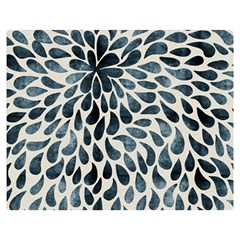 Abstract Flower Petals Double Sided Flano Blanket (medium)  by artworkshop