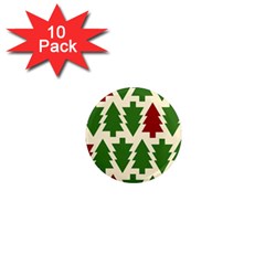  Christmas Trees Holiday 1  Mini Magnet (10 Pack)  by artworkshop