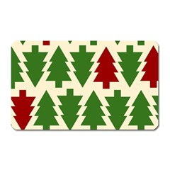  Christmas Trees Holiday Magnet (rectangular) by artworkshop