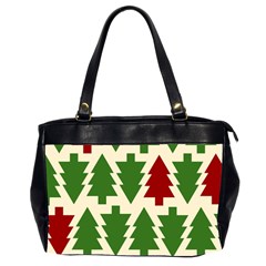  Christmas Trees Holiday Oversize Office Handbag (2 Sides) by artworkshop