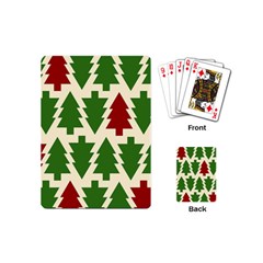  Christmas Trees Holiday Playing Cards Single Design (mini) by artworkshop