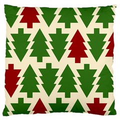  Christmas Trees Holiday Large Cushion Case (one Side) by artworkshop