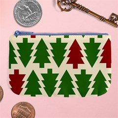  Christmas Trees Holiday Large Coin Purse by artworkshop