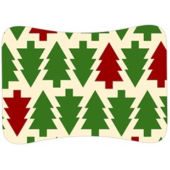  Christmas Trees Holiday Velour Seat Head Rest Cushion by artworkshop