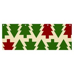  Christmas Trees Holiday Banner And Sign 8  X 3  by artworkshop