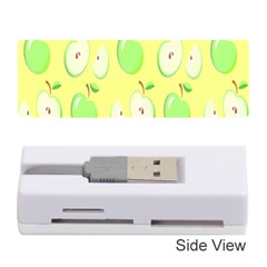 Apple Pattern Green Yellow Memory Card Reader (stick) by artworkshop