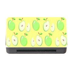 Apple Pattern Green Yellow Memory Card Reader With Cf by artworkshop