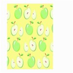 Apple Pattern Green Yellow Large Garden Flag (Two Sides) Front