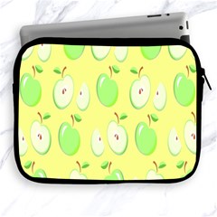 Apple Pattern Green Yellow Apple Ipad 2/3/4 Zipper Cases by artworkshop