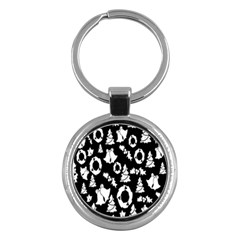  Card Christmas Decembera Key Chain (round) by artworkshop