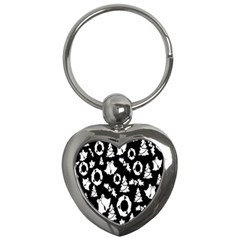  Card Christmas Decembera Key Chain (heart) by artworkshop