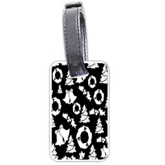  Card Christmas Decembera Luggage Tag (one Side) by artworkshop