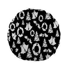  Card Christmas Decembera Standard 15  Premium Flano Round Cushions by artworkshop