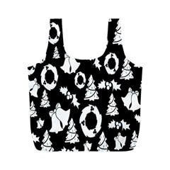  Card Christmas Decembera Full Print Recycle Bag (m) by artworkshop