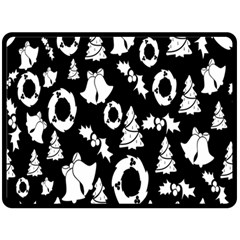  Card Christmas Decembera Double Sided Fleece Blanket (large)  by artworkshop