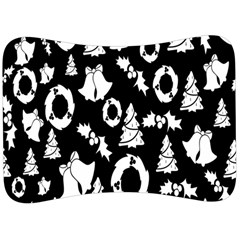  Card Christmas Decembera Velour Seat Head Rest Cushion by artworkshop