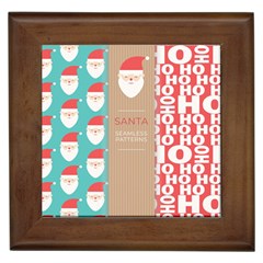  Christmas Claus Continuous Framed Tile