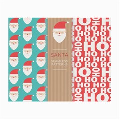  Christmas Claus Continuous Small Glasses Cloth by artworkshop