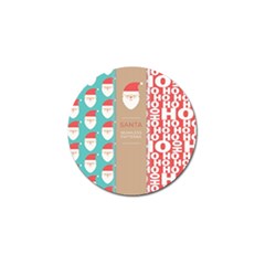  Christmas Claus Continuous Golf Ball Marker (4 Pack) by artworkshop