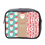  Christmas Claus Continuous Mini Toiletries Bag (Two Sides) Front