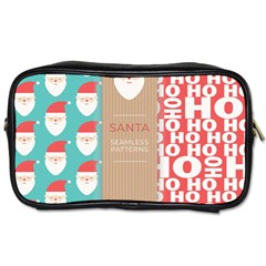  Christmas Claus Continuous Toiletries Bag (one Side) by artworkshop