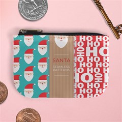  Christmas Claus Continuous Mini Coin Purse by artworkshop