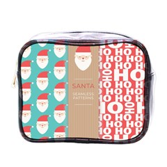  Christmas Claus Continuous Mini Toiletries Bag (one Side) by artworkshop